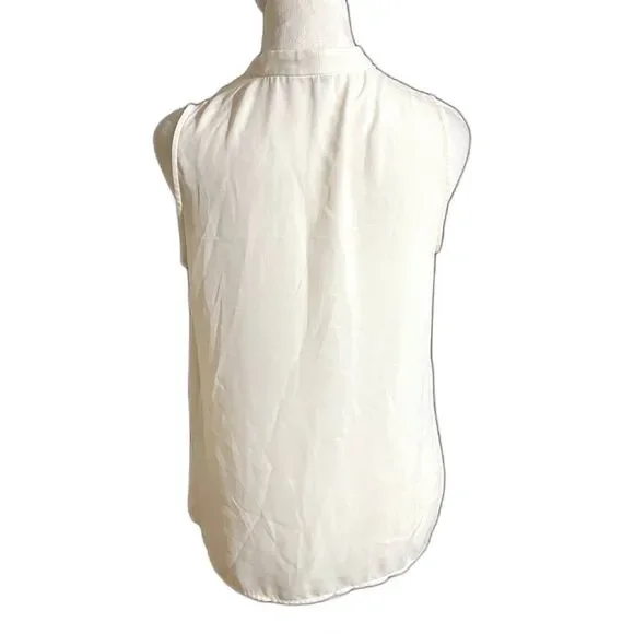 Banana Republic Tie UP Blouse Women's Size Small - Picture 3 of 4